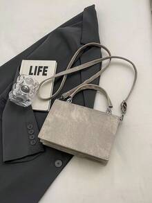 Fashion Women Handbag Shoulder Bag Crossbody Bag - Grey - View 3