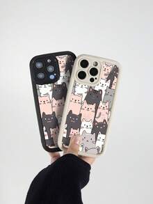 1pc White Ultra-Thin Phone Case Compatible With IPhone 15 Pro Max / 15 Plus - White - View 4