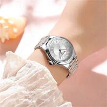 CURREN Fashion Women Watch Top Brand Luxury Lady Girl Classic Wristwatch Stainless Steel Bracelet Strap Simple Original Waterproof Elegant Female Clock Gift 9081