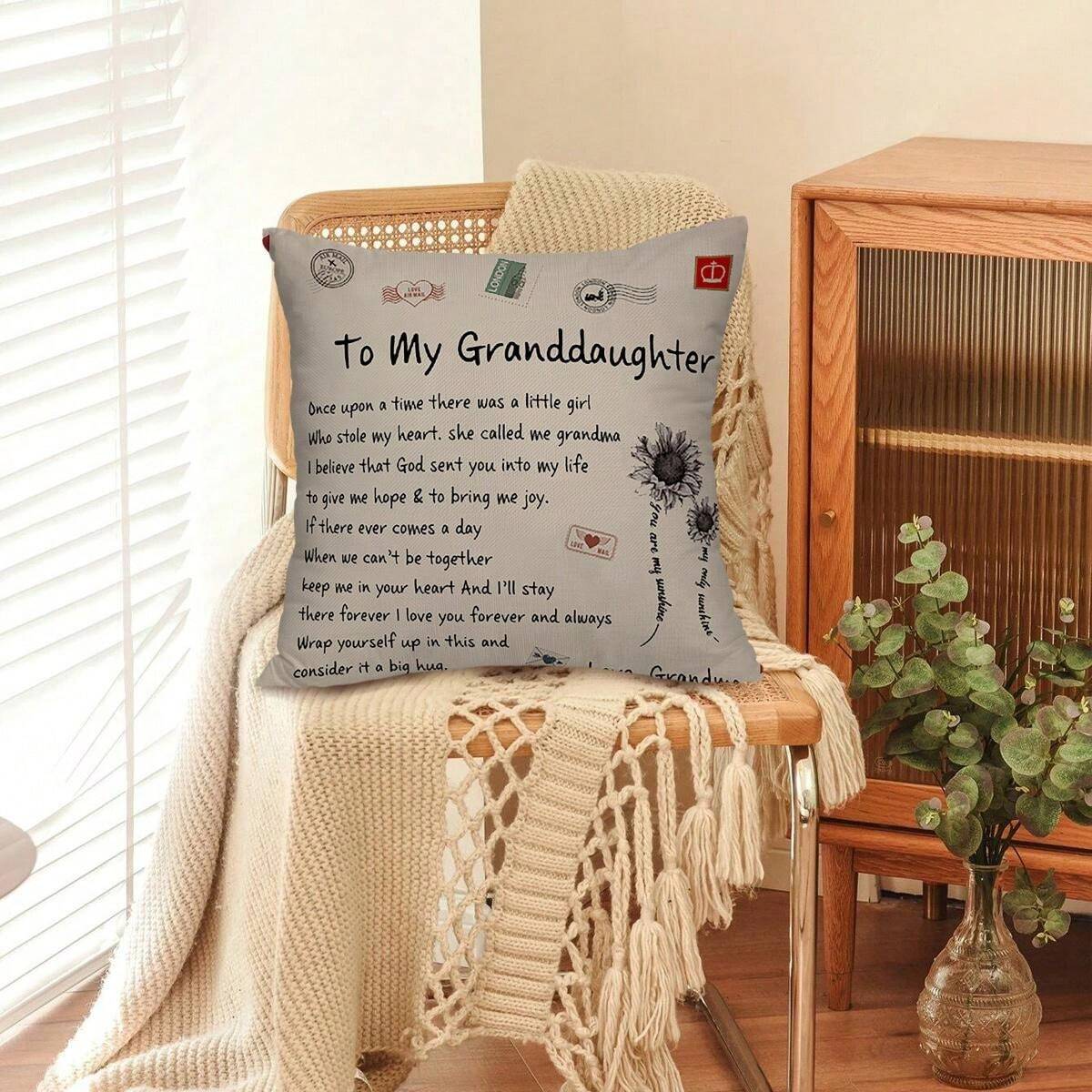 1pc, Family Warmth Grandparents, Parents, Sons, Daughters Printed