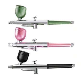 Pistola rociadora portátil de acción única con boquillas de 0,3 mm, aerógrafo en forma de bolígrafo para pintura de modelos, uñas, coches, belleza e inyección de tinta