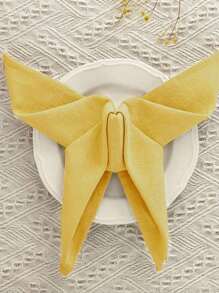 2pcs/6pcs/12pcs Modern Simple Style Solid Color Fresh And Elegant Wedding/Party/Home Table Decoration Napkins/Table Mats/Coasters