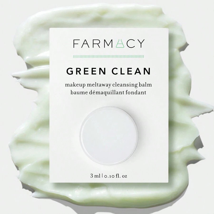 Farmacy Green Clean Makeup Removing Balm, Hydrating & Moisturizing, Suitable For Sensitive Skin, 3ml - 3ml - 查看 1