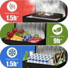 1pc XL/Grote Geïsoleerde Tas, Houdt Eten Urenlang Warm & Koud, Herbruikbare Boodschappentas, Zachte Koeltas, Lichtgewicht & Stevige Rits Schoolbenodigdheden Schoolaccessoires Terug Naar School Universiteit Studenten Vakantie Zomer Festival Vakantie Lunchtas Vrouw Lunchbox Tas Voor Vrouwen Dames