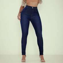 Women Jeans - Màu xanh lam - Xem 9