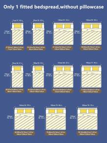 1 件时尚简约风格印花天鹅绒床笠防尘罩家居床上用品 - 彩色 - 查看 2