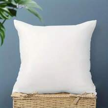 1pc Decorative Pillow Inner Cushion, Square Pillow Insert For Couch Sofa Bed Home Decor, Pillow Inserts - Cloud White - View 1