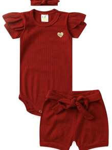 Ame Kids Baby Girls Sets - Rojo - Ver 1