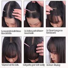 Topper Tóc Miếng Dành Cho Nữ Nổ Tóc Màn Nổ Kẹp Ở Phía Trước Tóc Air Nổ Tóc Trang Trí Đồ Cho phụ Nữ Có Nổ - màu đen - Xem 8