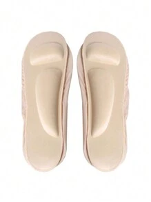 2 Stücke Aufgerüstete 4D Massage Einlegesohlen Socken, Fußgewölbestütze, schweißabsorbierend, elastische Massage stoßabsorbierende Einlegesohlen für Sportschuhe & Freizeitschuhe - Beige - Übersicht 10