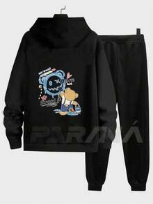 Men Sweatshirts - 黑色 - 查看 1