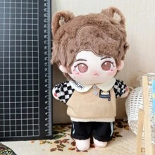 7.87inch Cute Doll With Clothes, Cartoon Plush Toy, Star Doll Companion Gifts For Grilfriends, You Need Make Up Them By Yourself - Multicolor - View 8