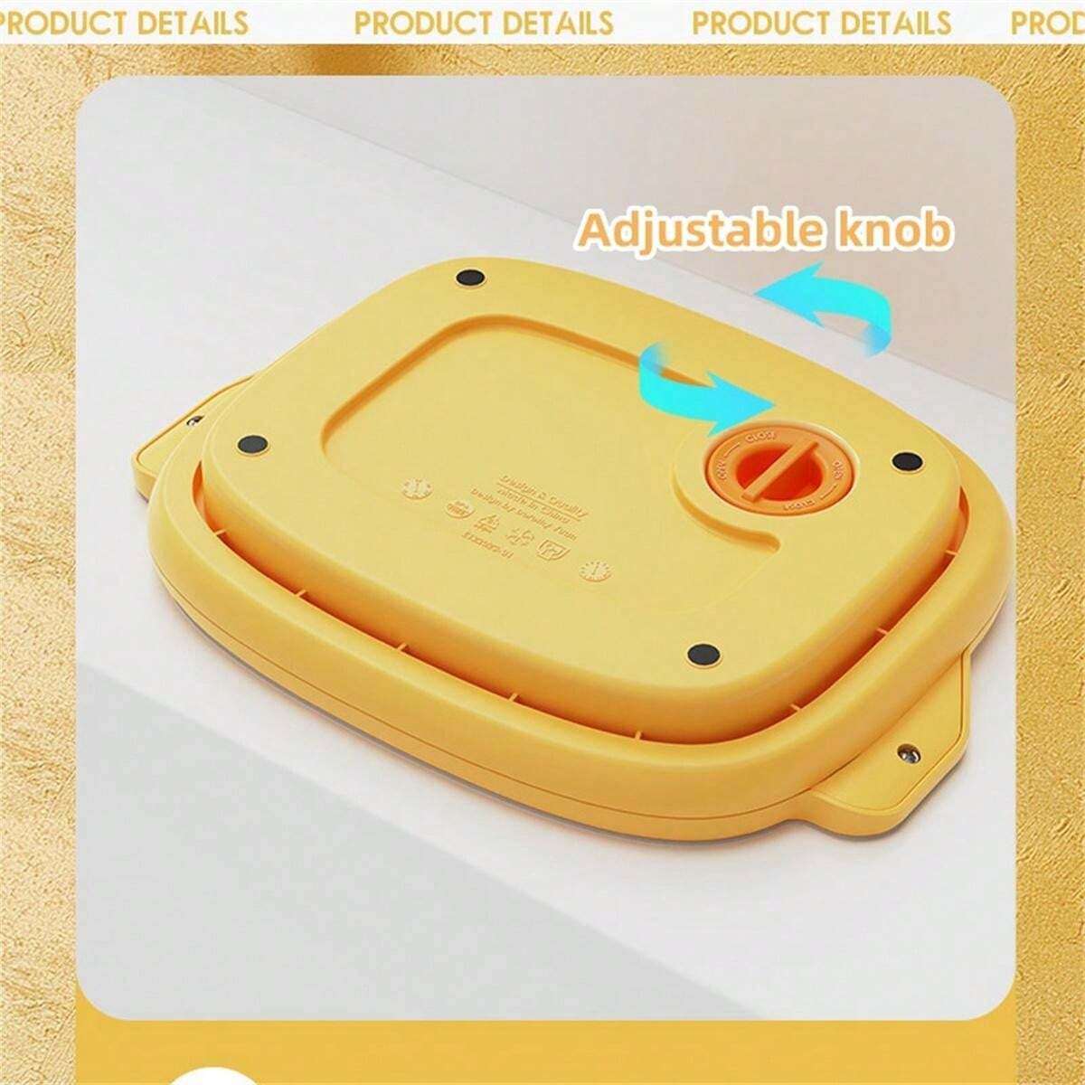 1pc Summer 304 Stainless Steel Ice Cream Mixing Plate With 2 Ice Cream