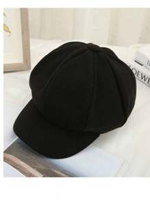 Women Beret Hats - Black - View 2