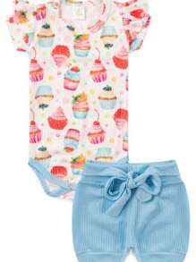 Ame Kids Baby Girls Sets - 粉色 - 查看 1