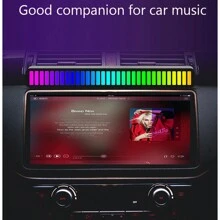 Luz LED de recogida de luz de ambiente de música creativa, fiesta en casa del coche - Negro - Ver 3