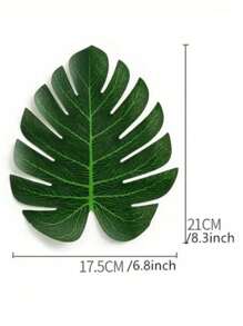 10 pièces Feuilles de palmier artificielles, fleurs de simulation pour la décoration de la maison, table à manger, chambre, bureau, café, hôtel, arrangement floral DIY, accessoire photo, etc., Saint-Valentin, cadeaux anniversaire remise des diplômes, plantes artificielles
