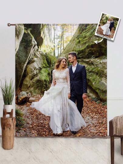 1pc Custom Photo Curtains, Personalized Curtains With Photo And Text, Curtains Photo Collage, Custom Dog Curtains, Personalized Dog Curtainss, Personalized Throws Curtains, Dog Picture Curtains, Collage Curtains, Best Friend Photo Curtains, Cozy Curtains, Family Photo Gift, Wedding Gift, Birthday Gifts, Mother's Day Gift, Father's Day Gift, Gift For Mom/Dad, Gift For Friend, Gift For Her