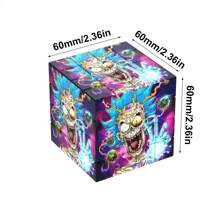 60mm Cartoon Pattern 4 Layer Square Metal Grinder Boys Valentine Heart Shape Women Valentine