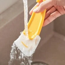 2 chiếc Dụng cụ cạo nhà bếp bằng silicon không trầy xước tiện dụng: Dụng cụ làm sạch chống dầu dễ dàng cần thiết cho nhà bếp nguyên sơ, Dụng cụ cạo silicon chịu nhiệt đa năng - Hoàn hảo để nấu ăn, BBQ & Làm sạch dễ dàng, Dụng cụ nhà bếp không trầy xước!, Nhà bếp, Đồ dùng nhà bếp, Làm sạch, Lau chùi Chải - Màu vàng - Xem 6