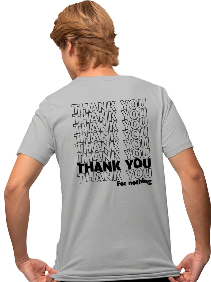 Men T-Shirts - 灰色 - 查看 1