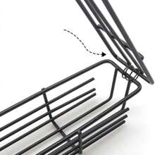 Portable Non-Stick Barbecue Basket, For Camping, Outdoor And Picnic Barbecue Baskets BBQ- Suitable For Grilling And Cooking On Charcoal Grill- Barbecue Tool And Accessory