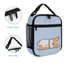 1pc Small/Large Oxford Cloth Lunch Bag With High Capacity, Handheld & Shoulder Straps, Aluminum Foil Insulated Container For Food Storage School Organizer Bags Teacher Storage Bags Classroom Bags Classroom Organizer BagsWomanLunch Box BagFor Women LadiesSchool Supplies Stuff Accessories