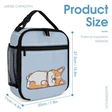 1pc Small/Large Oxford Cloth Lunch Bag With High Capacity, Handheld & Shoulder Straps, Aluminum Foil Insulated Container For Food Storage School Organizer Bags Teacher Storage Bags Classroom Bags Classroom Organizer BagsWomanLunch Box BagFor Women LadiesSchool Supplies Stuff Accessories