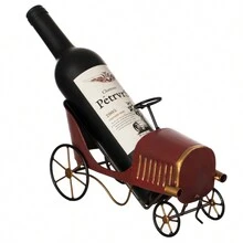 Vintiquewise Metal Car Shaped Vintage Wine Bottle Holder Rack 9x4x6 Inch - Nhiều màu - Xem 1