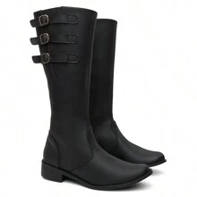 Women Knee-High Boots - màu đen - Xem 1
