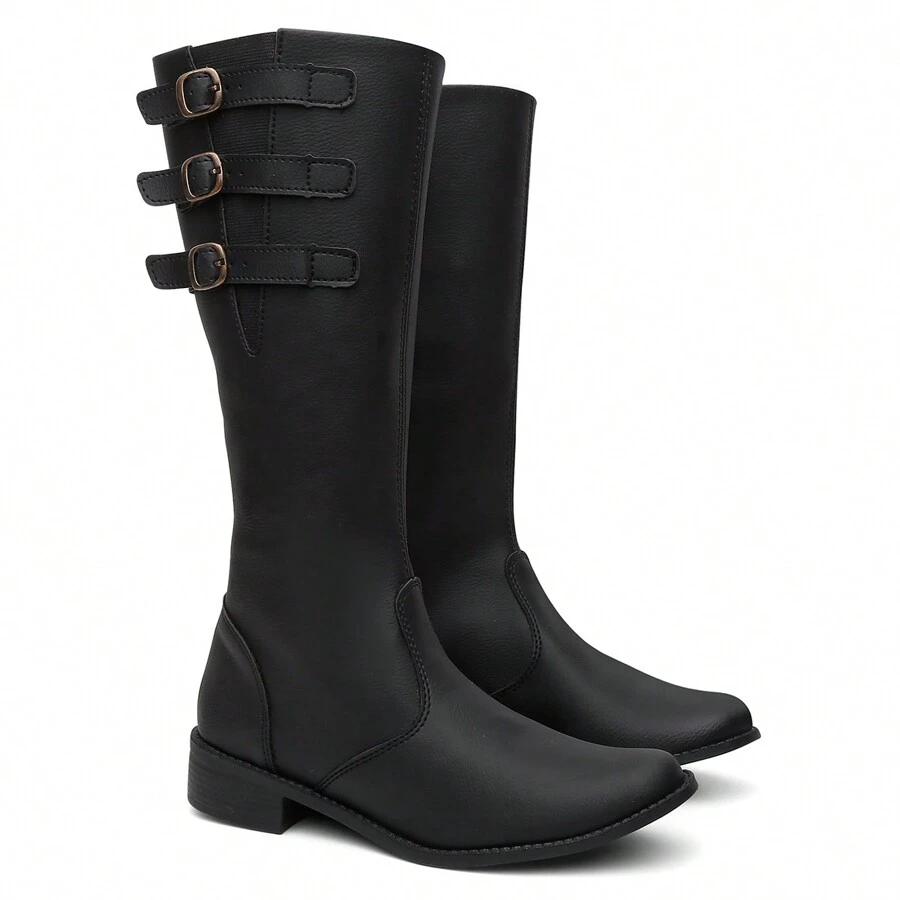 Women Knee-High Boots - màu đen - Xem 1