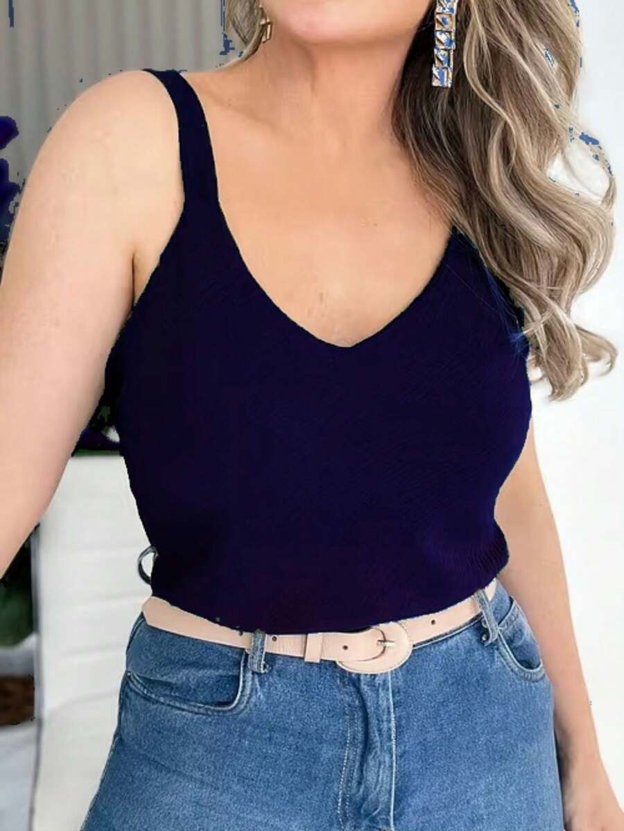 Women Tops - Navy Blue - View 1