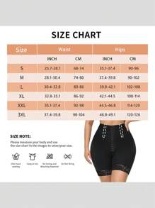 4 Bones 女士塑身短裤，收腹提臀短裤，瘦腿短裤，腿部塑形裤 - 黑色 - 查看 6