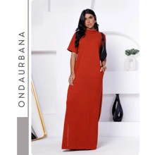 Women Dresses - Burnt Orange - View 3