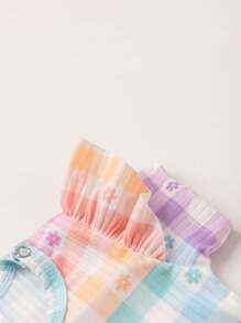 Ame Kids Baby Girls Sets - 藍白色 - 查看 6