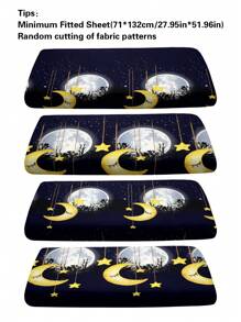 1入時尚極簡風格印花毛巾織涼被套,防塵家居紡織床上用品 - 彩色 - 查看 5