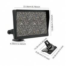 Reproductor de coche MP5 portátil inalámbrico con cámara trasera inalámbrica, lector de tarjetas USB multifunción - Negro - Ver 10