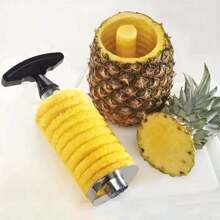 1pc Stainless Steel Pineapple Peeler Corer Slicer Pineapple Cutter Pineapple Corer Remover Slicer - Multicolor - View 9