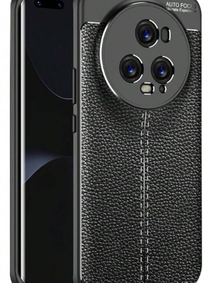 Funda Para Honor Magic 6 Pro Tpu Leather Case - Negro - Ver 1