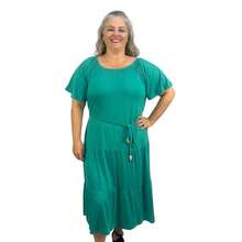 Plus Size Dresses - Màu xanh ngọc lục bảo - Xem 1