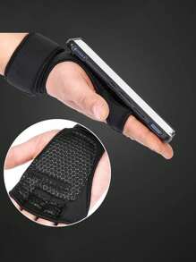 Gants de fitness pour hommes et femmes respirants - polyester durable avec design sans doigts, adapté à la musculation et à l'entraînement de remise en forme, avec sangle de sécurité