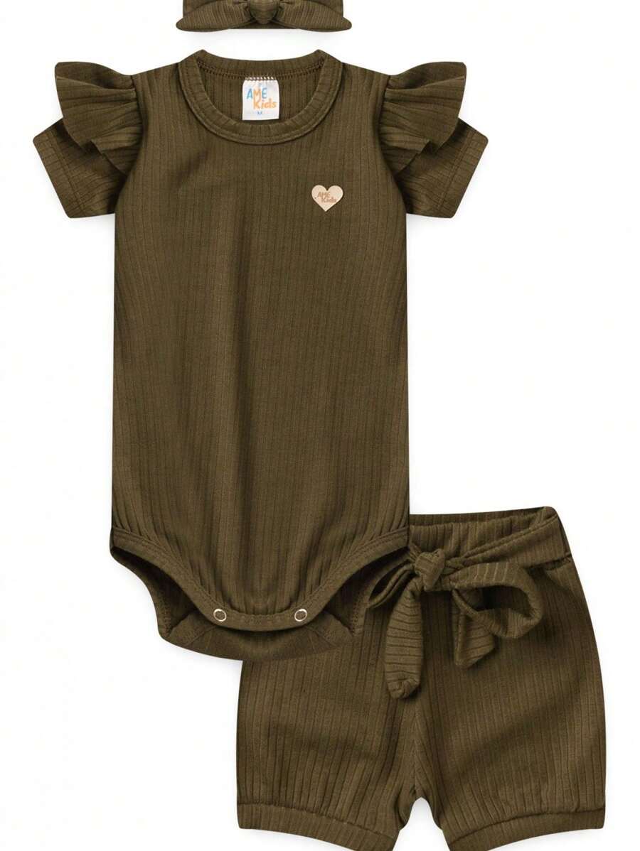 Ame Kids Baby Girls Sets - 綠色 - 查看 1