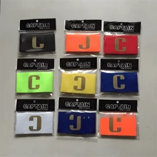 Banda de capitán del equipo deportivo de 1 pieza para entrenamiento de fútbol - Amarillo - Ver 4