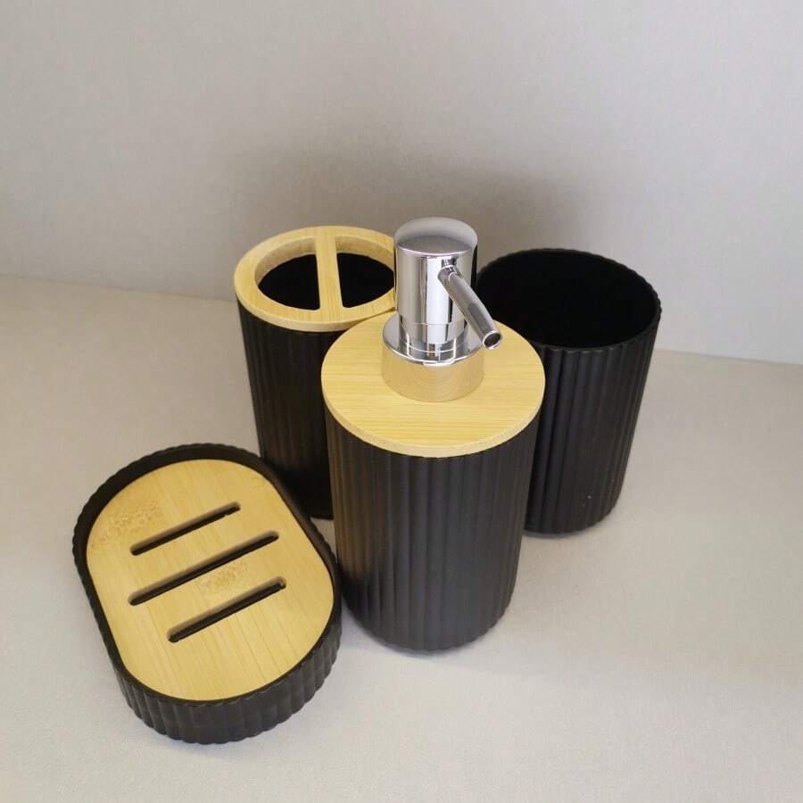 Bathroom Accessory Sets - 黑色 - 查看 1
