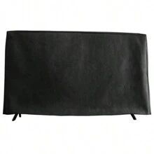 Capa Para Tv Monitor Smart Led Lcd Corino Impermeável Flanelado Antipoeira 32 a 55 Polegadas - Preto - Visão 8