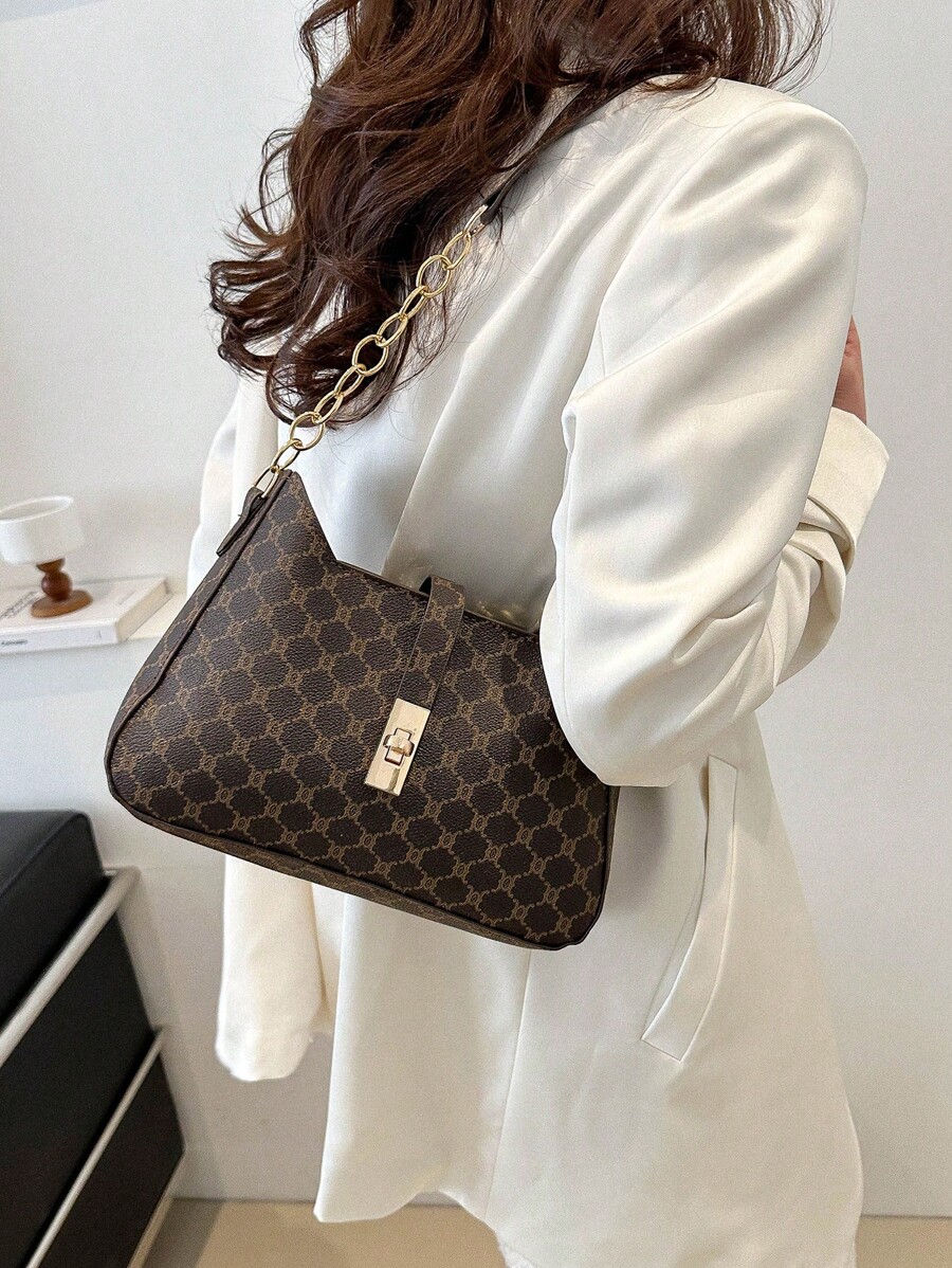 Sac haut de gamme 2025 Nouveau sac pour femme dans un style simple et polyvalent. Sac ?� ?�paule 