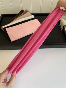 Girlish! 4pcs/Pack Solid Color Basic All-Match Sport Headbands, Korean Style Fashionable Wide-Band Hair Accessory, Ideal For Casual & Outdoor Activities Turban Headband Sweatband, School Stuff, College