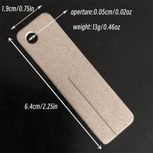 1pc Diamond Knife Sharpener Hook Sharpener Outdoor Mini Sharpening Tool - Silver - View 2
