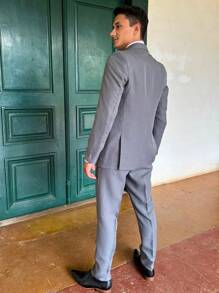 Men Suits - 深灰色 - 查看 3