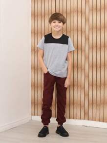 Young Boys T-Shirts - 灰色 - 查看 5